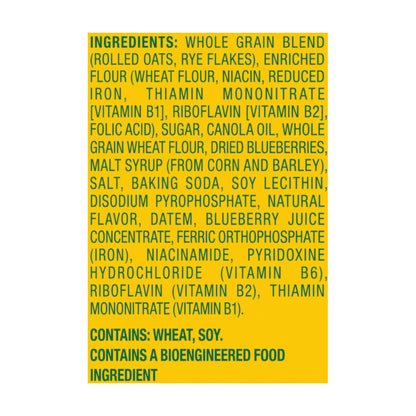 blueberry flavor with no high-fructose corn syrup, artificial colors, flavors, or sweeteners