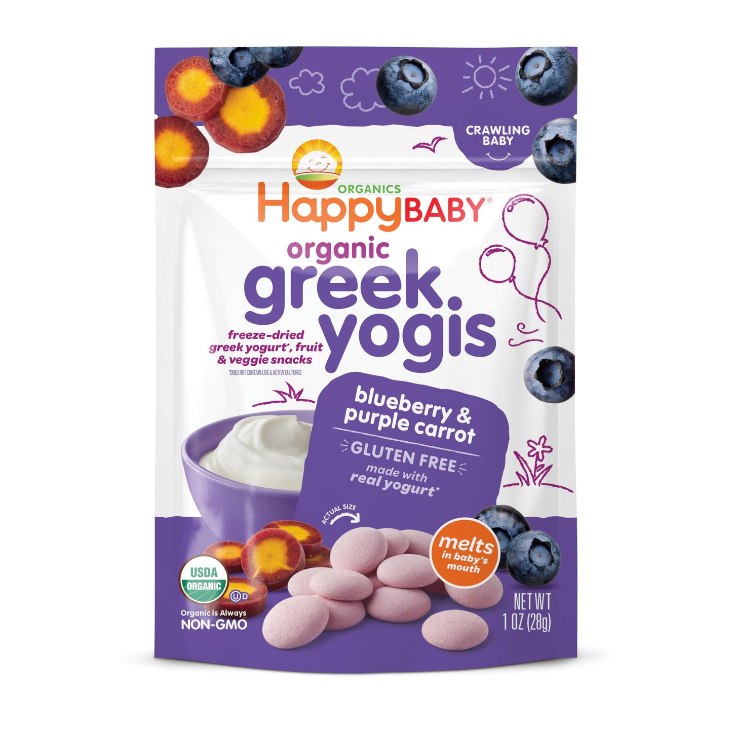 Blueberry Purple Carrot - 1 Ounce (Pack of 1)