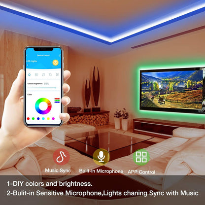 bluetooth app control plus 24-key ir remote