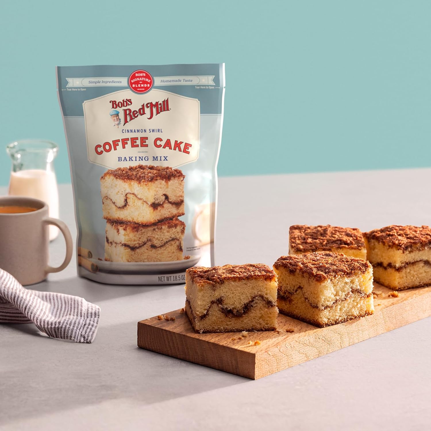 Bob's Red Mill Coffee Cake Mix – Beginner-Friendly Baking Mix for Novice Bakers and Kids Learning to Bake