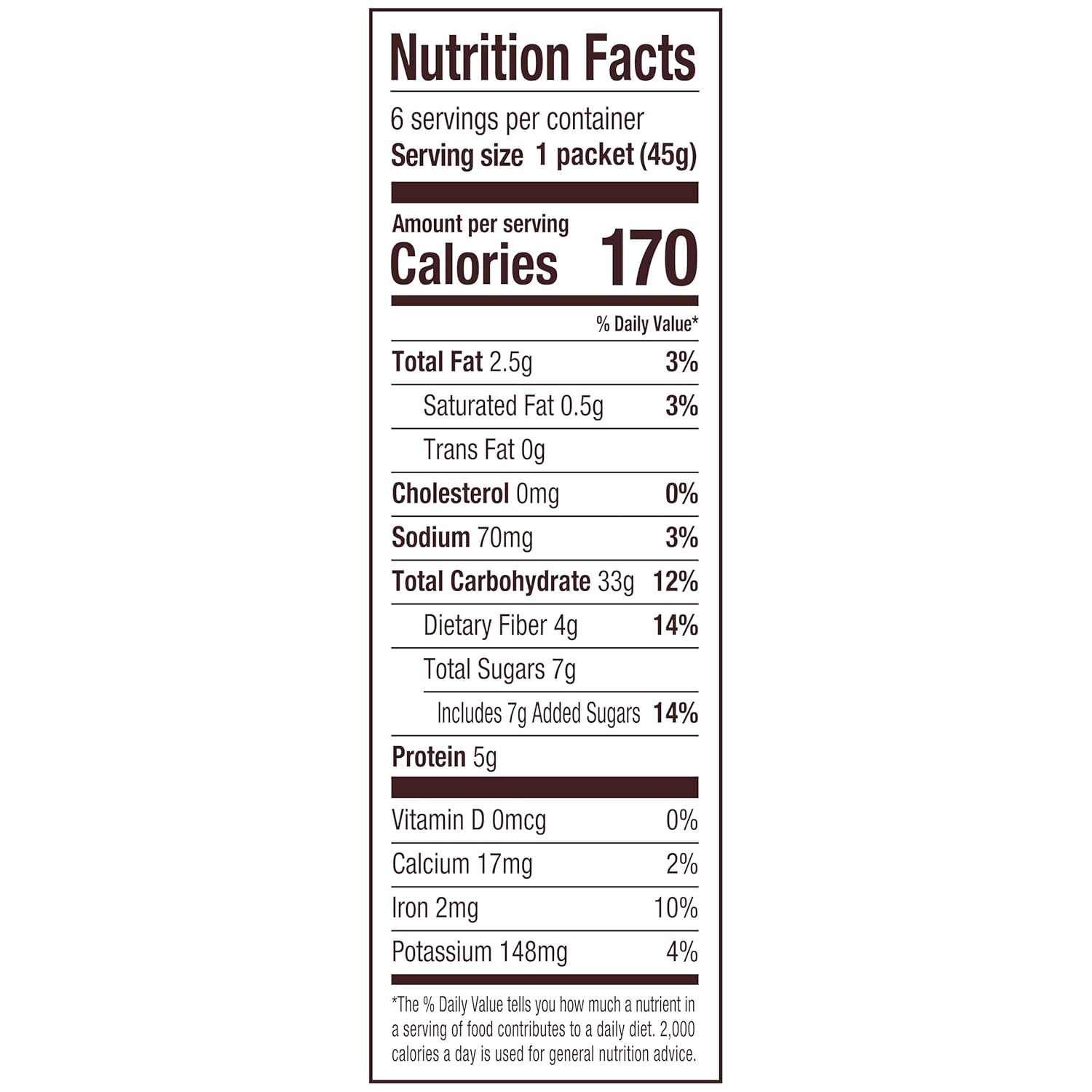 Bob's Red Mill Maple Brown Sugar Instant Oatmeal – 3-Minute Desk Breakfast for Busy Professionals, 6 Single-Serve Packets