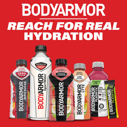 BODYARMOR Sports Drink – On-the-Go Electrolyte Beverage for Camping, Beach Days, and Outdoor Adventures