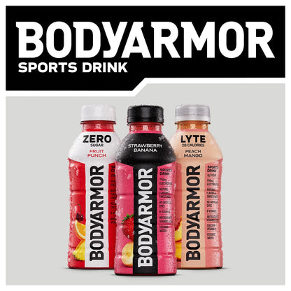 BODYARMOR ZERO Sugar Watermelon Strawberry – B-Vitamin Fuel for Back-to-Back Meetings and Deep Work Hours