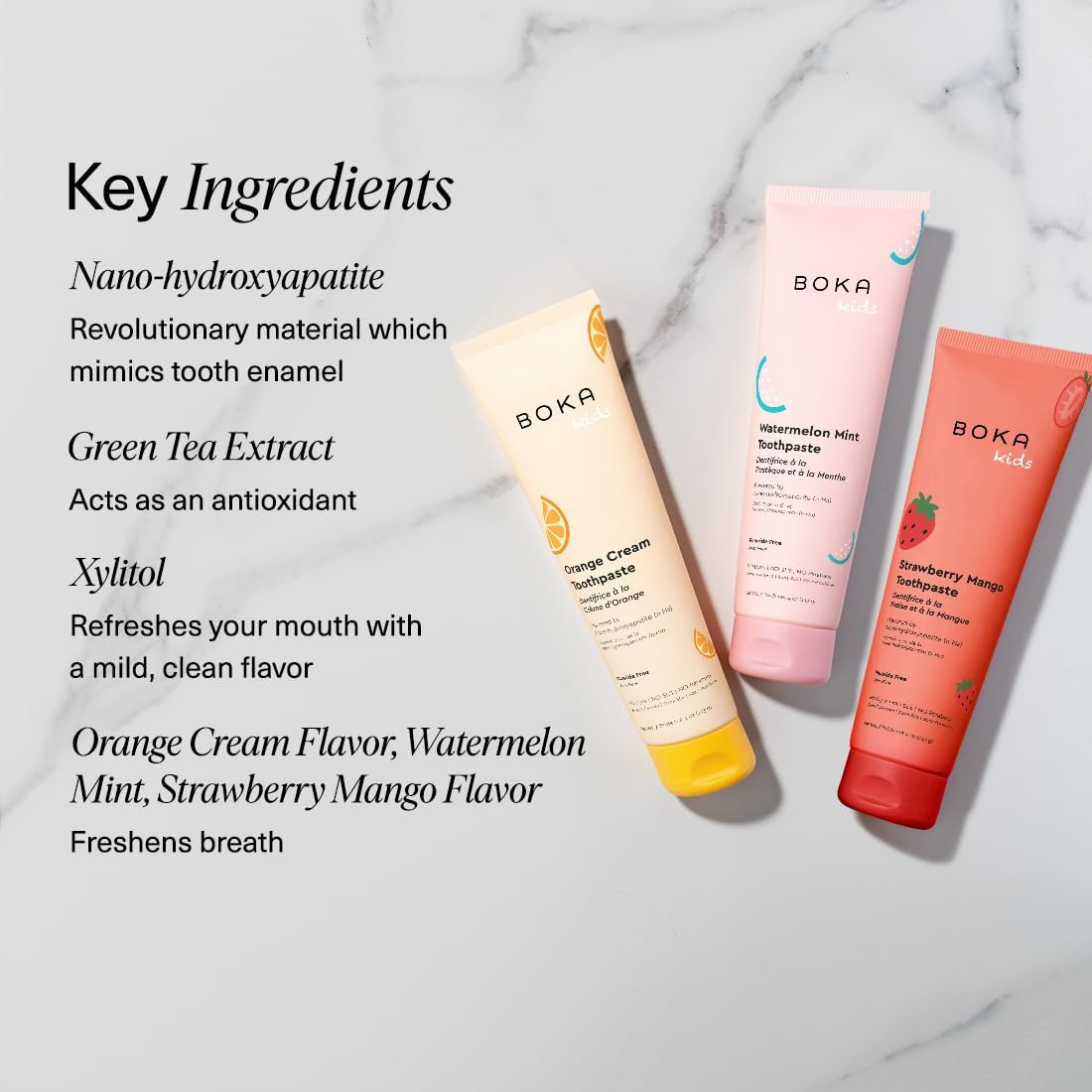 Boka Gentle Toothpaste – Remineralizing Enamel Care for Confident, Healthy Childhood Development