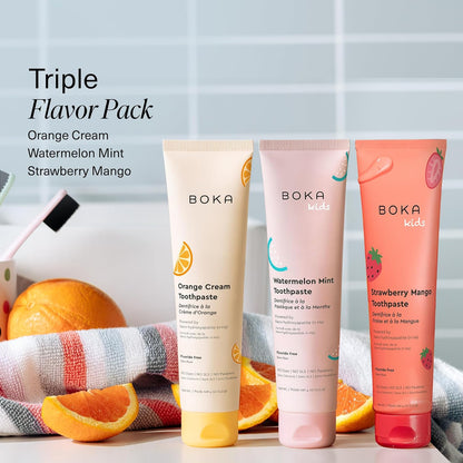 Boka Gentle Toothpaste – Remineralizing Enamel Care for Confident, Healthy Childhood Development