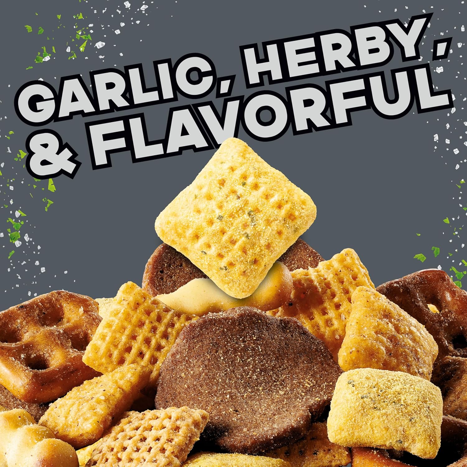 bold savory seasoning blend of garlic, herb, onion, and cheese