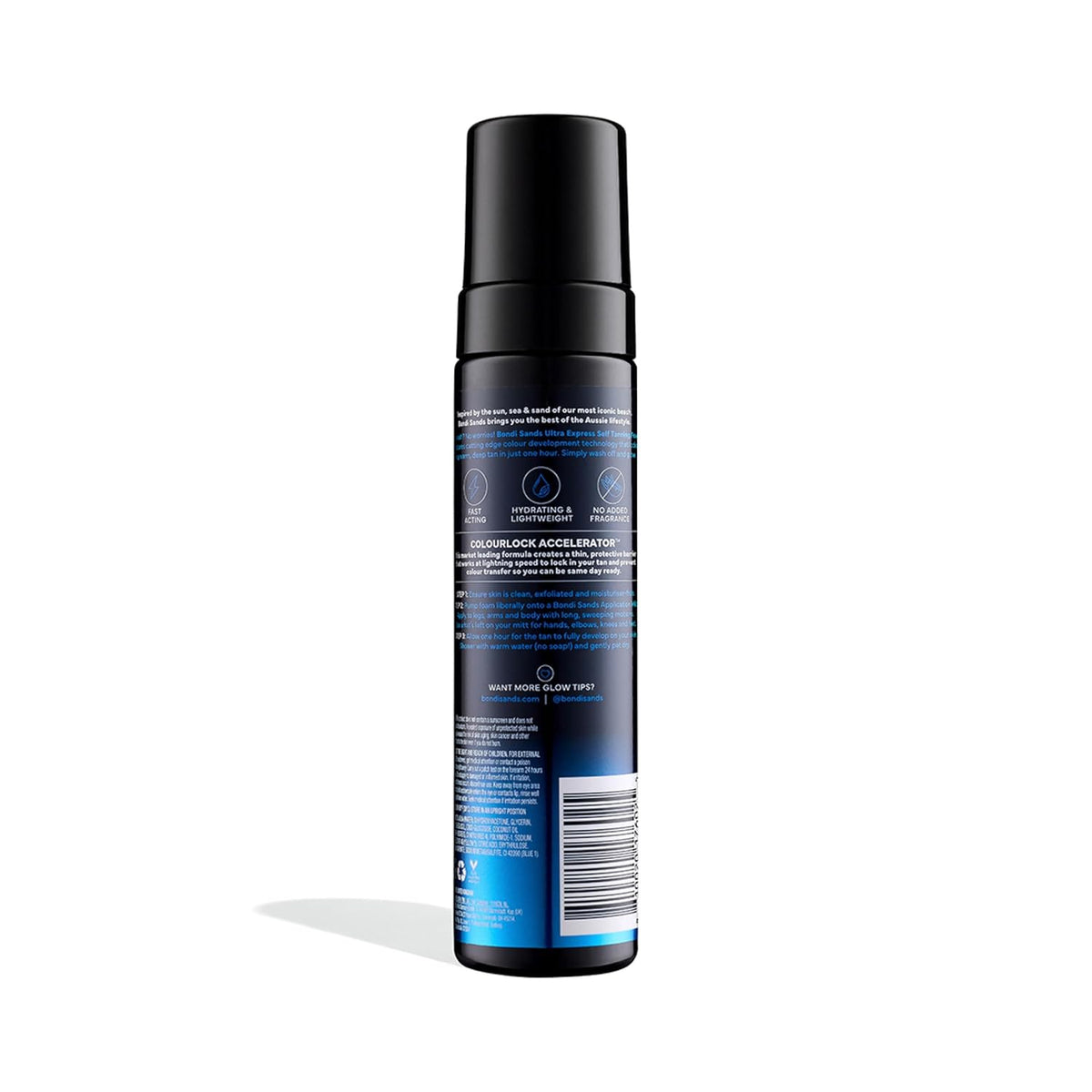 Bondi Sands Express Self-Tanning Mousse – Calming Fragrance-Free Formula for Mindful Self-Care