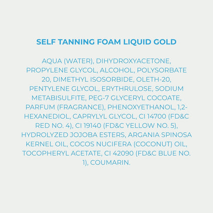Bondi Sands Liquid Gold Self Tanning Foam | Spa-Quality Wind-Down Glow with Enriched Argan Oil