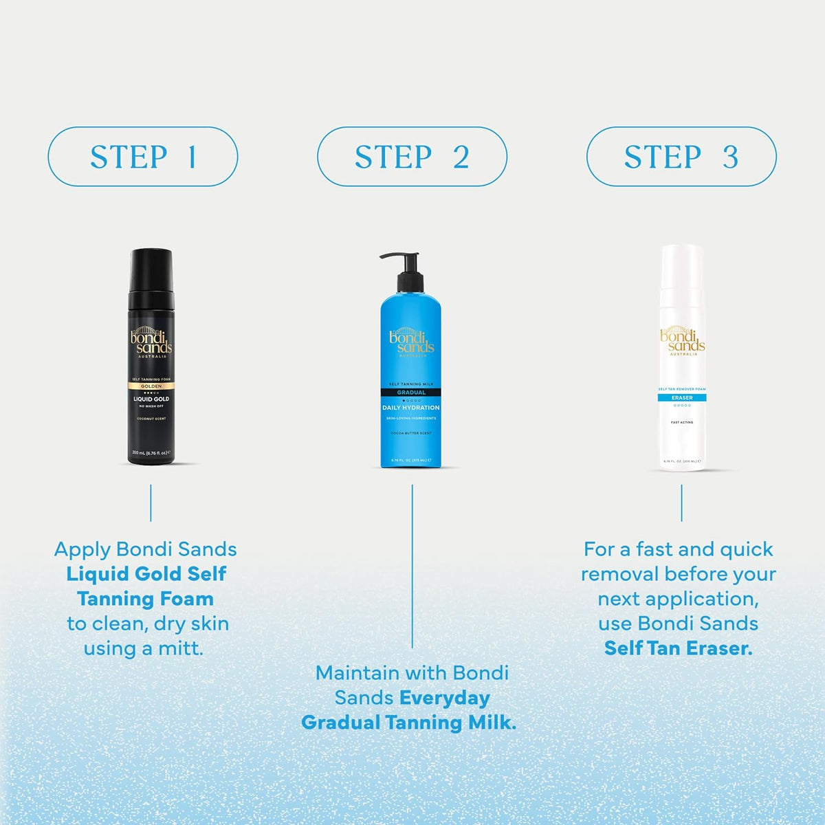 Bondi Sands Liquid Gold Self Tanning Foam | Spa-Quality Wind-Down Glow with Enriched Argan Oil