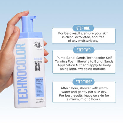 Bondi Sands Technocolor Express Tan – Mindful Self-Care Moment with 4 Customizable Shades for Your Wellness Bath