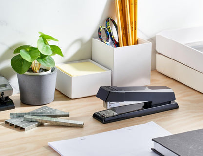 Bostitch Sleek Metal Desktop Stapler for Modern Study Nooks, 1,250 Staples Included