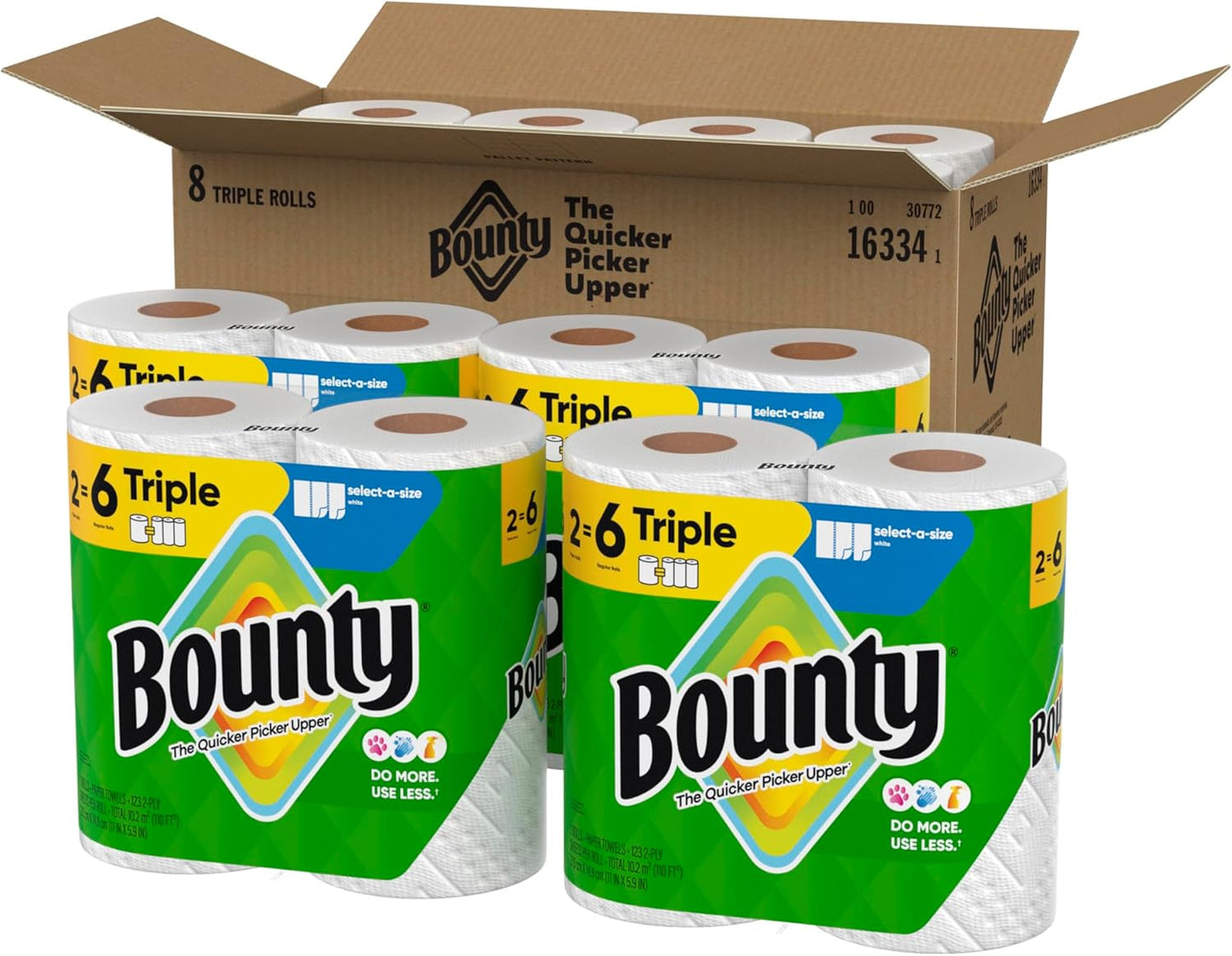 Bounty Select-A-Size Paper Towels for Muddy Entryways, Cleaning Up Kids' Shoes and Paw Prints Before They Spread