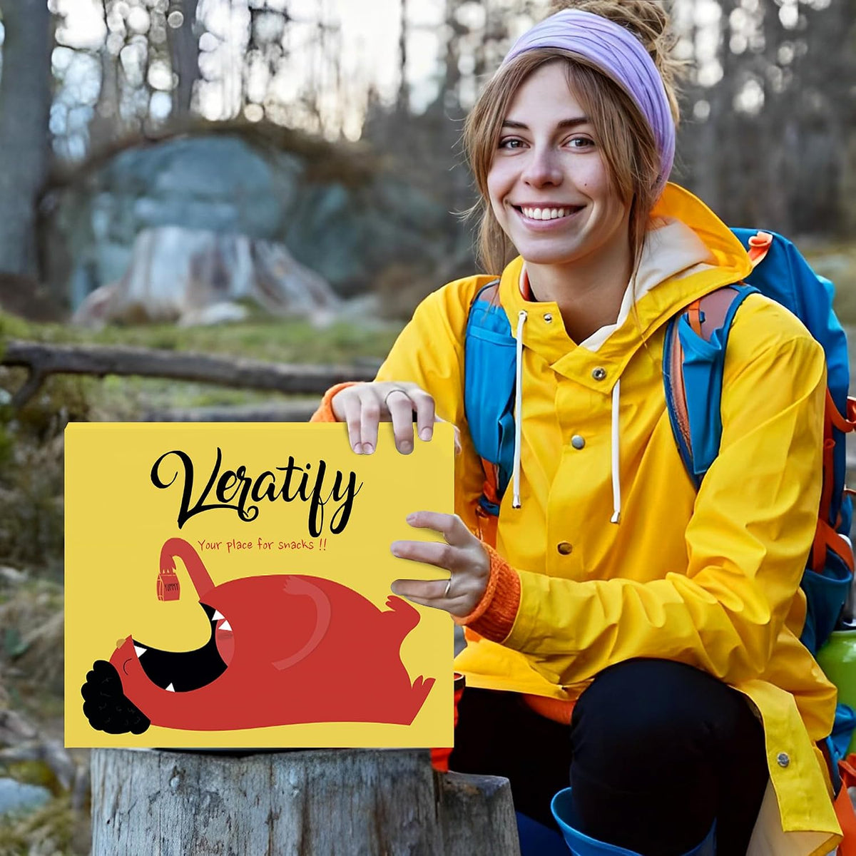Veratify Mixed Snack Box for Home Office, 66 Portable Bars for Desk Drawers, Remote Work, and Busy Workdays