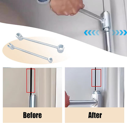 box-end head style with 0.55-inch hook depth and 0.1-inch head thickness for flag-hinge compatibility