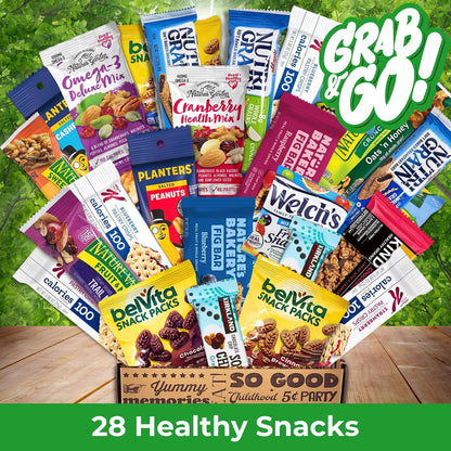 Healthy Snack Variety Box – Individually Wrapped Kids' Snack Assortment for School, Activities, and Play Dates