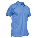 MAGCOMSEN Men's Pique Jersey Golf Shirt for Country Clubs, Campsites, and Weekend Recreation