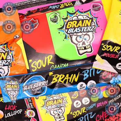 Brain Blasterz TREAT Sour Candy Variety Pack – Holiday Hostess Gift Box with Assorted Sour Candy for Women