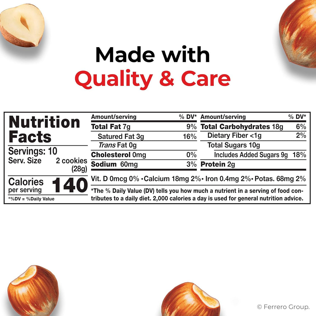 brand-aligned packaging that signals the authentic nutella taste experience