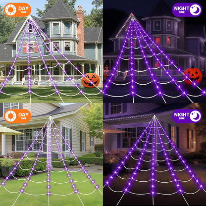 [Brand] Giant Spider Decor with Remote and Timer – Thoughtful Housewarming and Halloween Gift for Her or Him