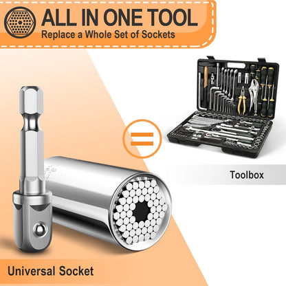 [Brand Name] Adjustable Socket Gift Set - Anniversary Gift for Husband Boyfriend, Wrapped Ready Cool Tool for Him