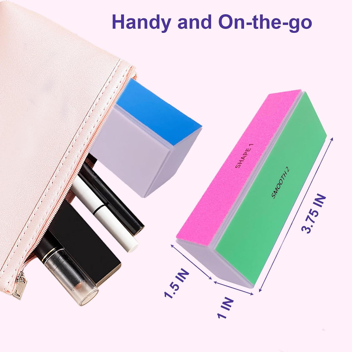 [Brand Name] EVA Foam Nail Buffer Set – Holiday Stocking Stuffer for the Self-Care Lover