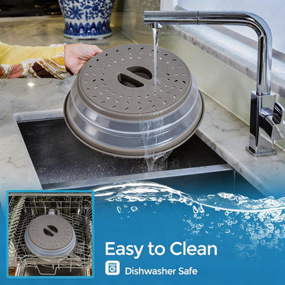 [Brand Name] Vented Collapsible Cover – Safe, Cool-Touch Kitchen Tool for Caregivers and Parents