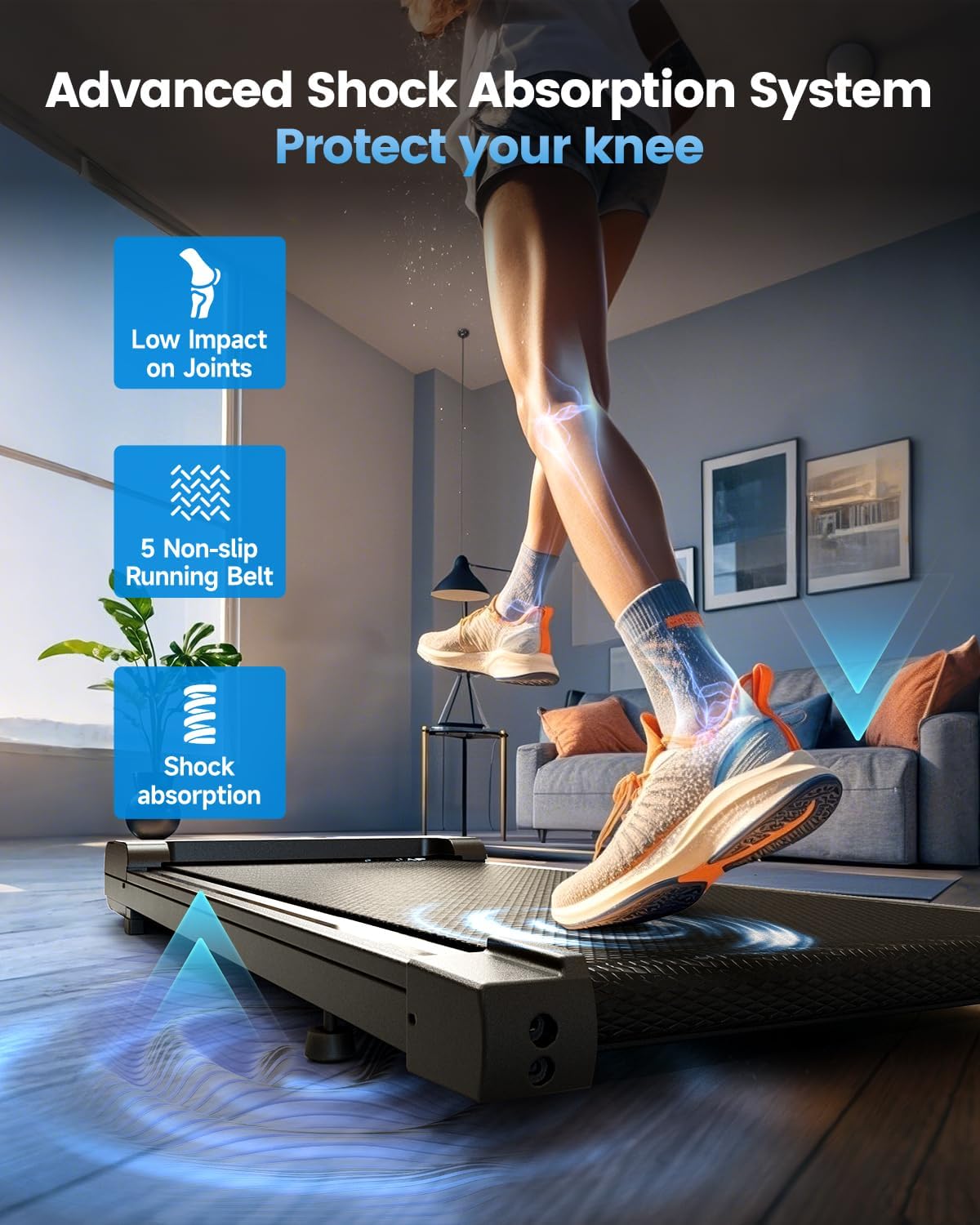 Brand Under-Desk Treadmill – Holiday Gift for Apartment Dwellers Who Want More Daily Movement in Small Spaces