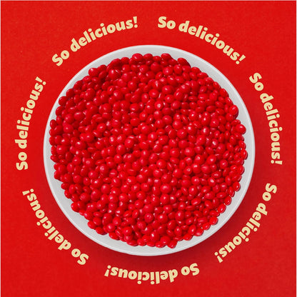 bright red coloration ideal for holiday-themed visual appeal