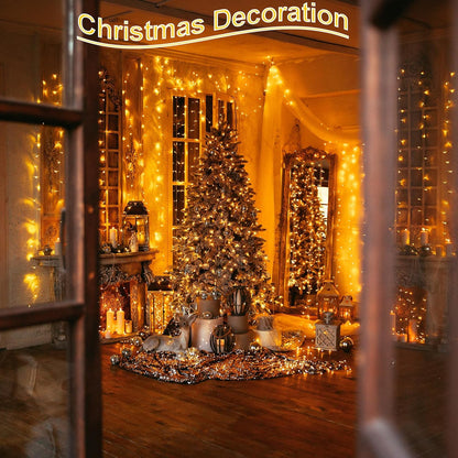 Brightever 4-Pack Timer String Lights – 200 Warm White LEDs for Reading Nook, Fireplace Mantel, and Holiday Living Spaces