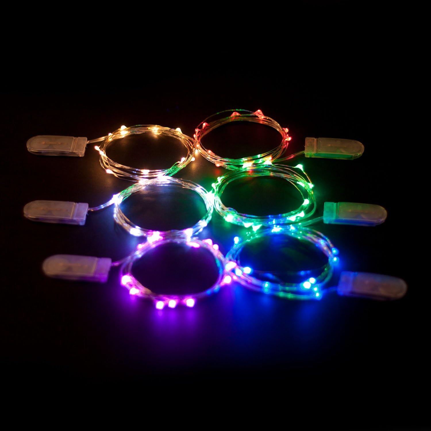 Brightown 20 LED Starry Lights – Clean Neutral Decor for Living Room and Reading Nook, Warm White Option