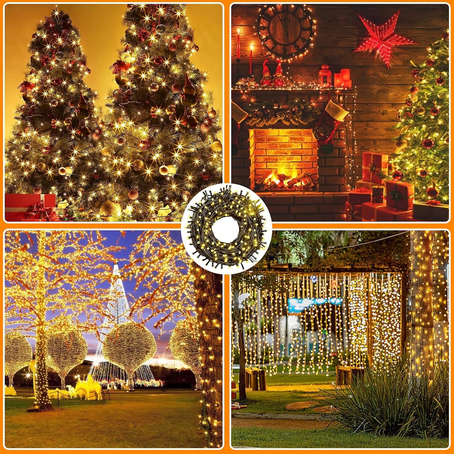 Brightown Fire-Safe LED String Lights – Sleep and Nursery Lighting, No Heat No Open Flame