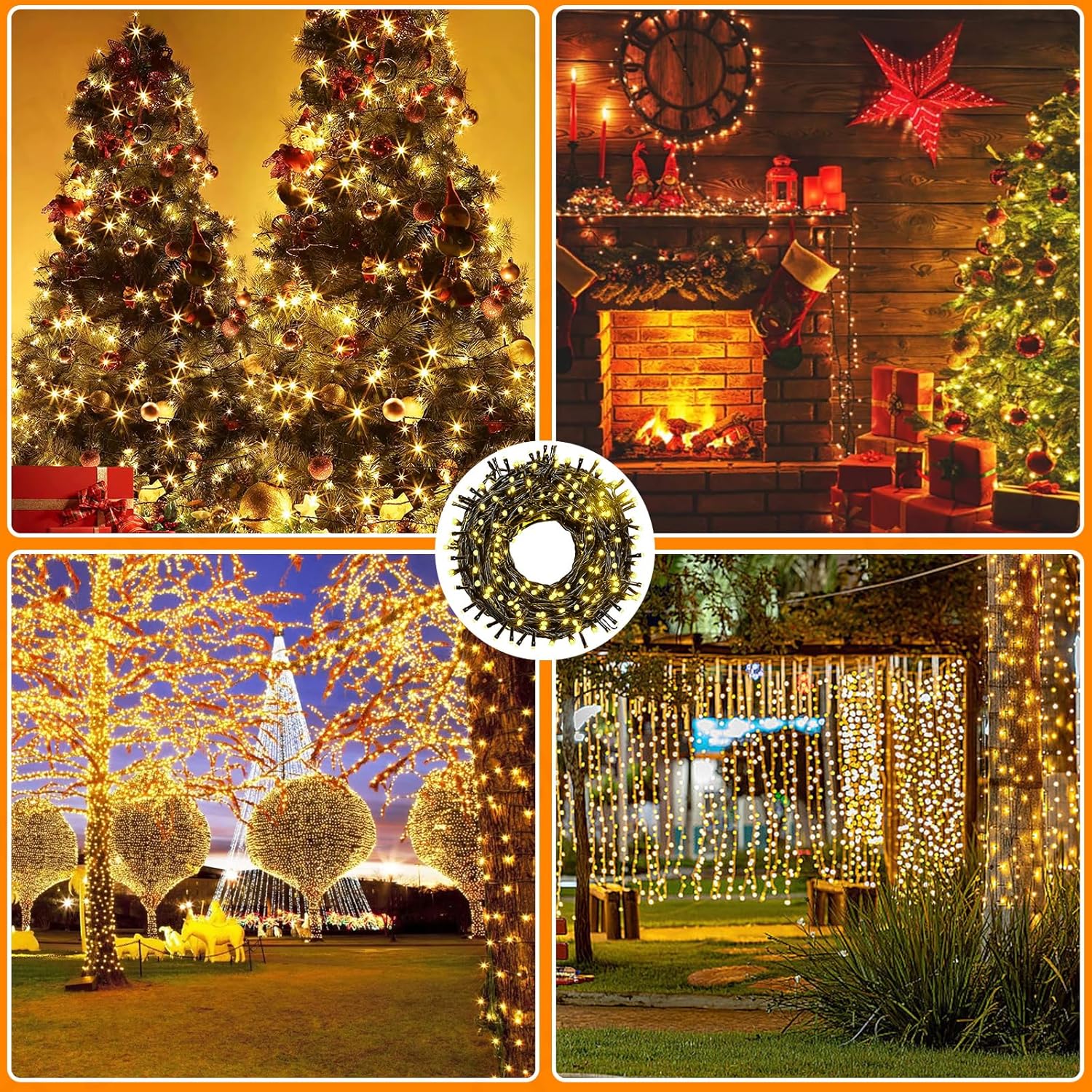 Brightown Fire-Safe LED String Lights – Sleep and Nursery Lighting, No Heat No Open Flame