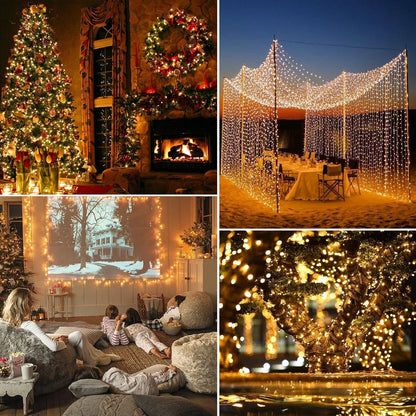 Brightown Pet-Friendly LED String Lights 14ft - Smoke-Free, Cool-Touch Holiday Lights for Living Areas Where Pets & Kids Roam
