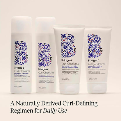 Briogeo Curl Charisma Rice Amino + Avocado Leave-In Defining Crème | Less-Is-More Frizz Control for the Streamlined Routine
