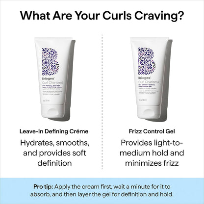 Briogeo Curl Charisma Rice Amino + Avocado Leave-In Defining Crème | Less-Is-More Frizz Control for the Streamlined Routine