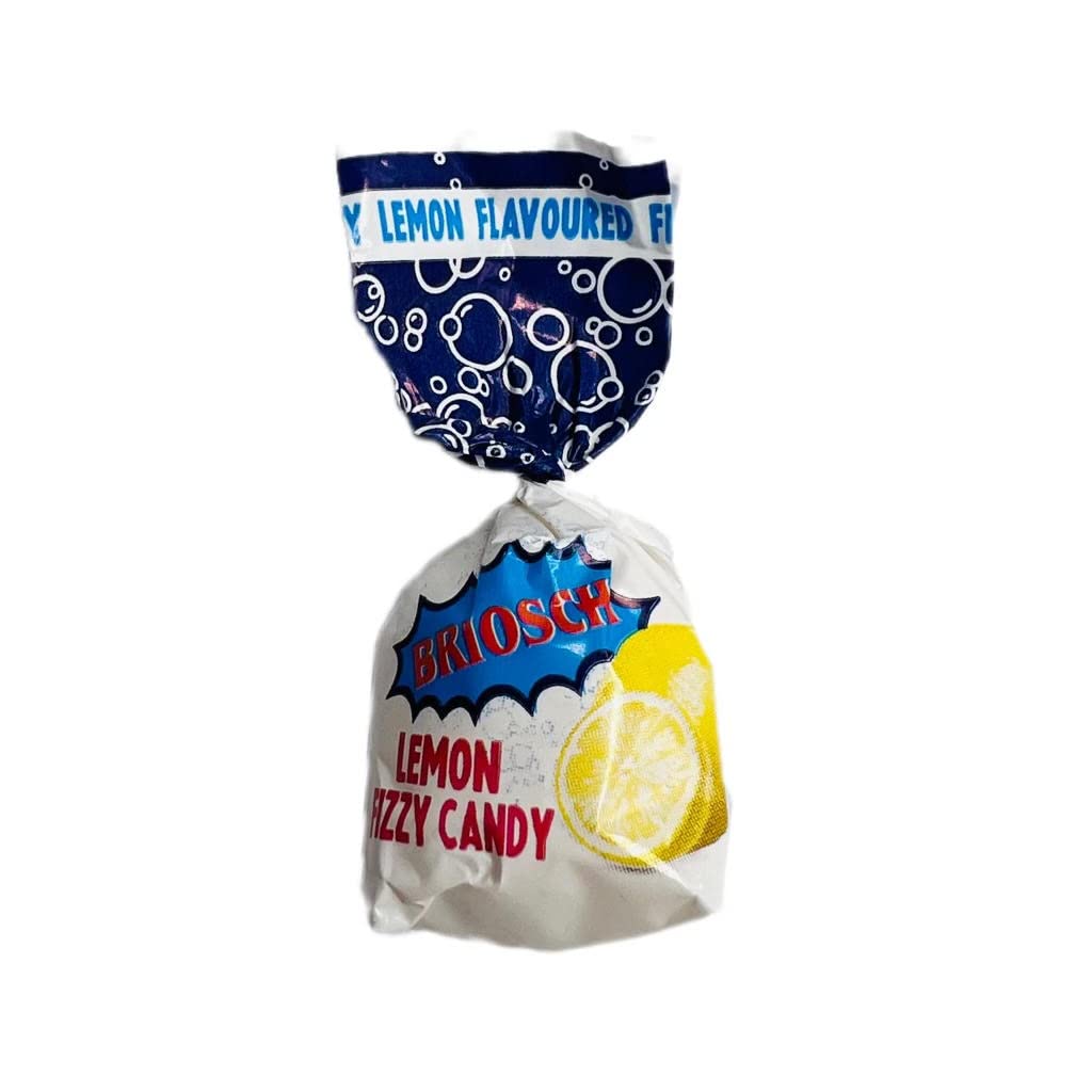 Brioschi Lemon Digestive Effervescent Italian Candies – Italian-Themed Gift Basket Candy for Any Occasion