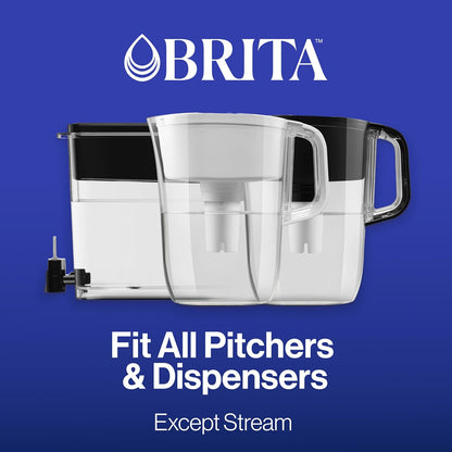 Brita Elite Longlast Filter – Certified Clean Water for Homes with Legacy Copper and Galvanized Plumbing, 6-Month Supply