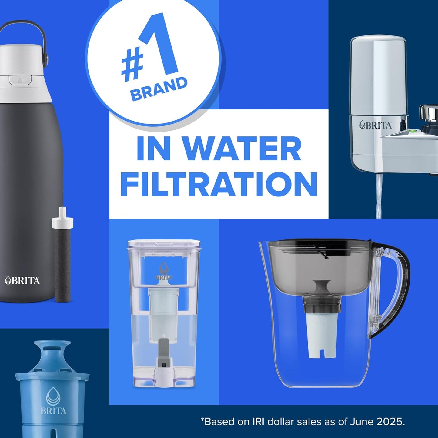 Brita Elite Water Filter Refills – Cleaner Drinking Water for Remote Homes and Areas with Poor Water Quality