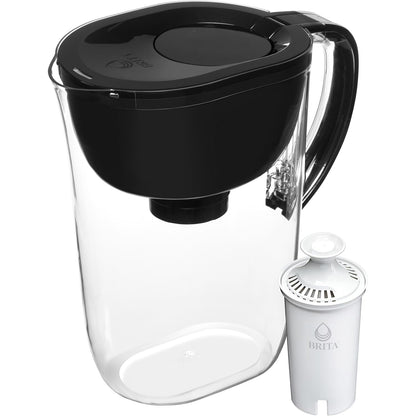 Brita Fridge-Friendly Filter Water Pitcher – Less-Is-More Hydration for Neutral Tones, Capsule Kitchens, and Restrained Spaces