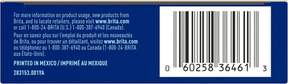 Brita Water Bottle Filter Cartridges – Electrolyte-Preserving Hydration for Health-Conscious Drinkers, BPA-Free, 3-Pack