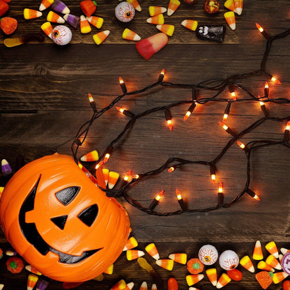Brizled Kids Halloween String Lights – Toddler-Safe Bedroom and Reading Nook Ambient Lighting