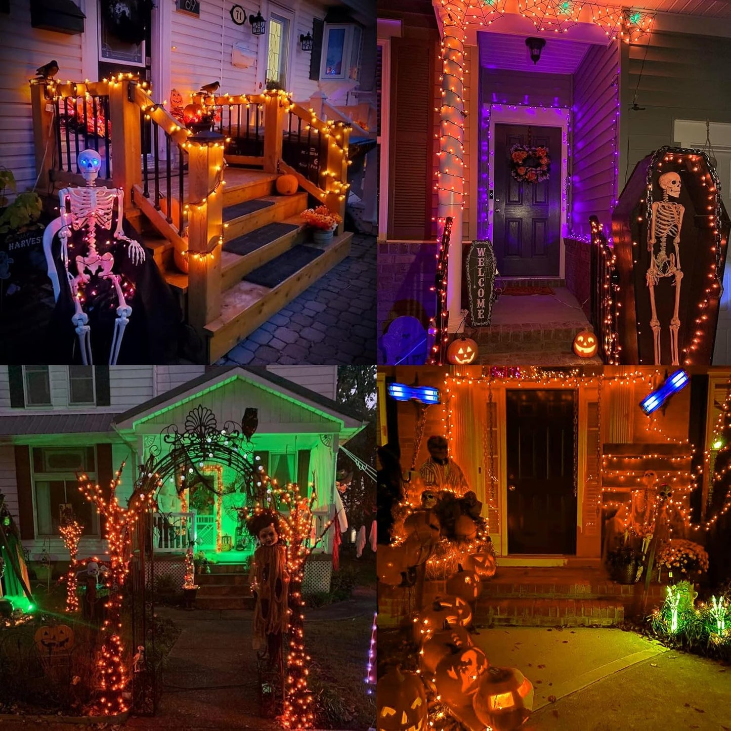 Brizled Kids Halloween String Lights – Toddler-Safe Bedroom and Reading Nook Ambient Lighting