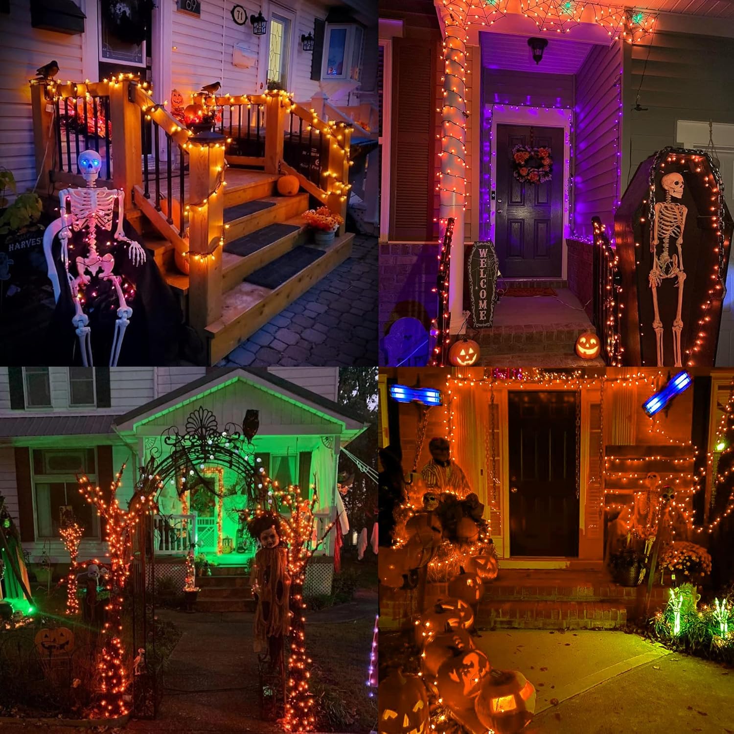 Brizled Kids Halloween String Lights – Toddler-Safe Bedroom and Reading Nook Ambient Lighting