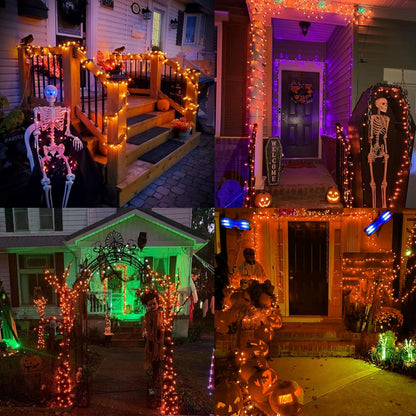 Brizled Kids Halloween String Lights – Toddler-Safe Bedroom and Reading Nook Ambient Lighting