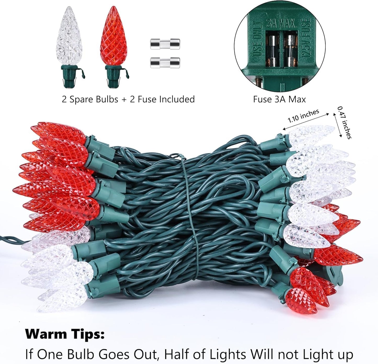 Brizled UL Rated C5 Lights – Year-Round Storefront, Patio, and Outdoor Seating Ambience