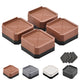 Brown-square-4 Pack - 1 layer(1.5inches)