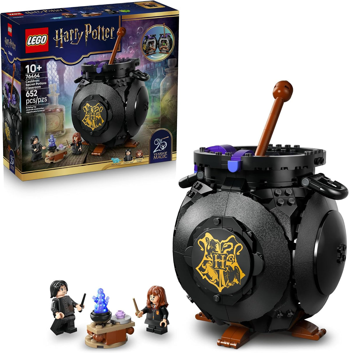 bubble-brick cauldron shell measuring 7.5 in. high x 5.5 in. wide x 5 in. deep