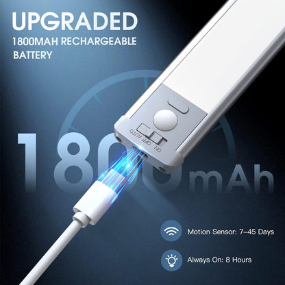 built-in 1800mah usb-c rechargeable battery (7-30 days motion / 8h always-on)