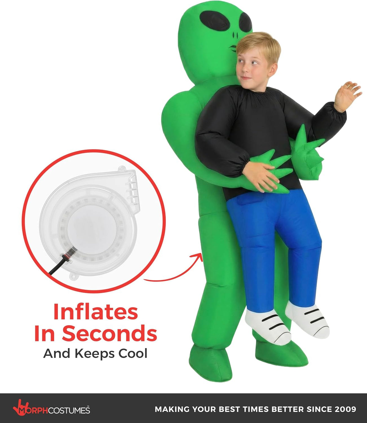 Morph Alien Costume Kids – Standout Halloween Gift for Kids' Costume Contests