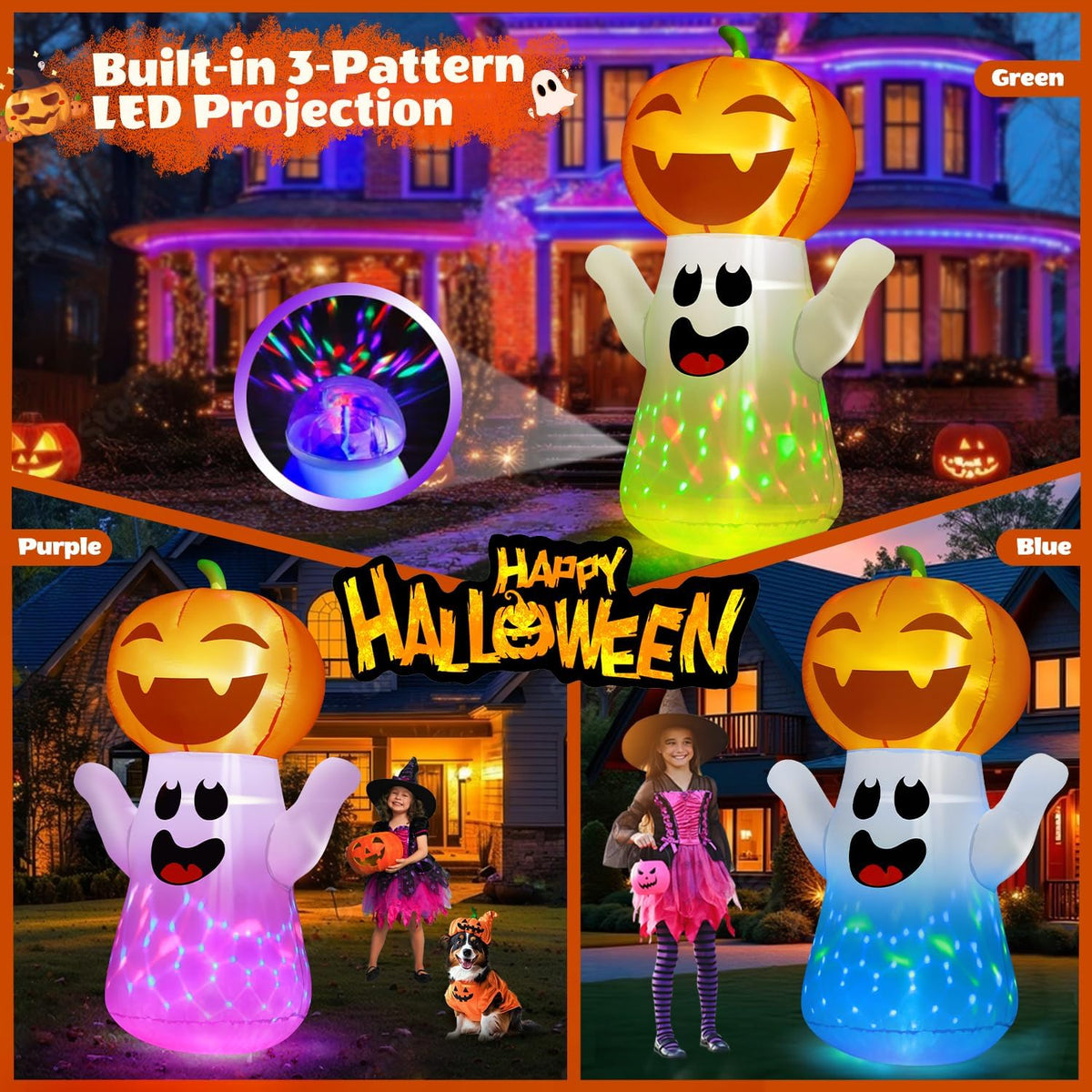 built-in colorful led light cycling through 4 colors and 3 flashing patterns